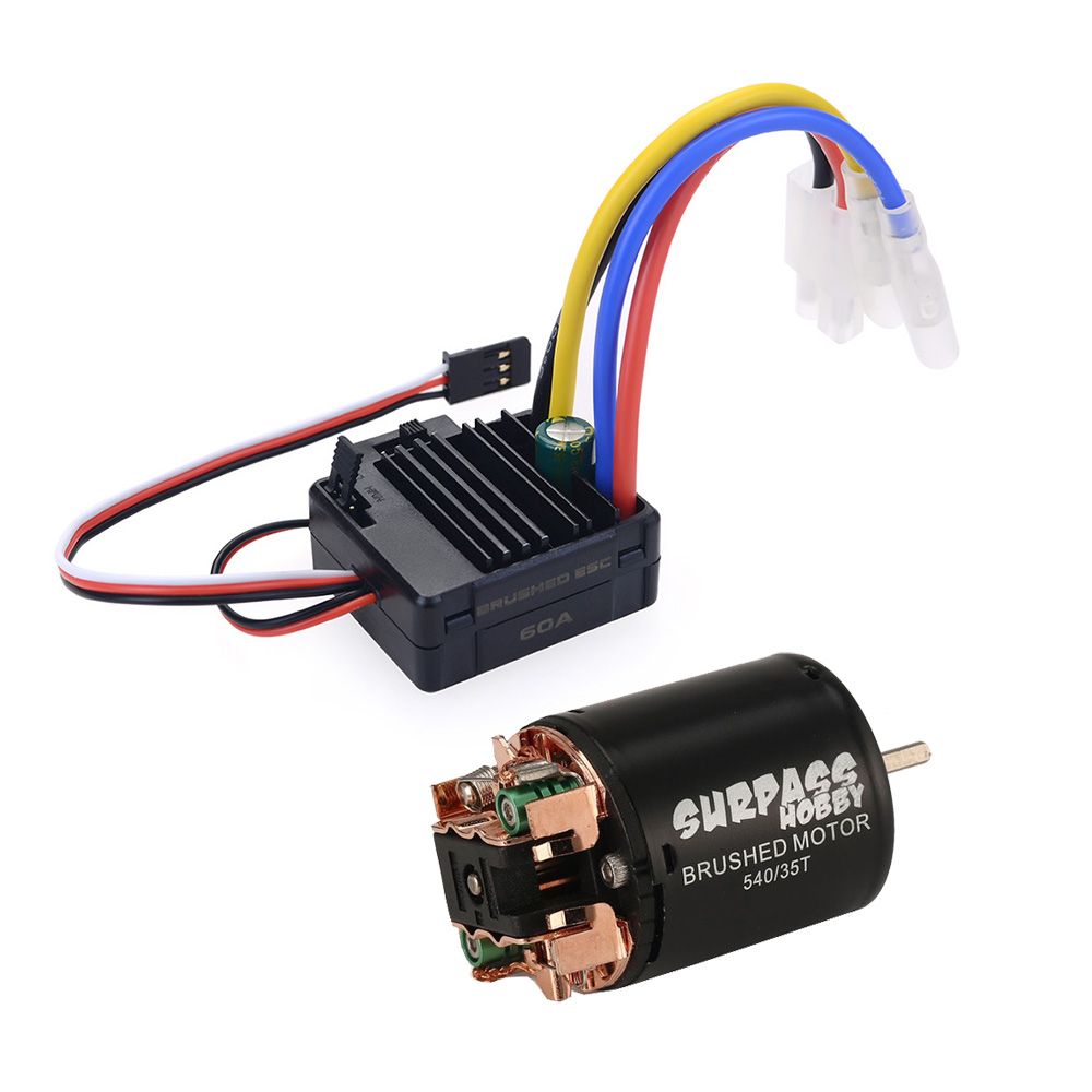 Rc Hobby Motor - Aşmak hobi 540 fırçalanmış Motor 13T