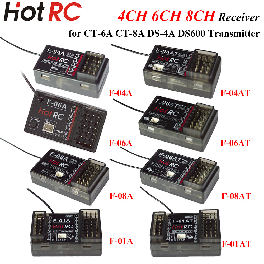 Rc Hobby Shops - HOTRC 2.4Ghz 4/6/8 Kanal F-04A F-06AT