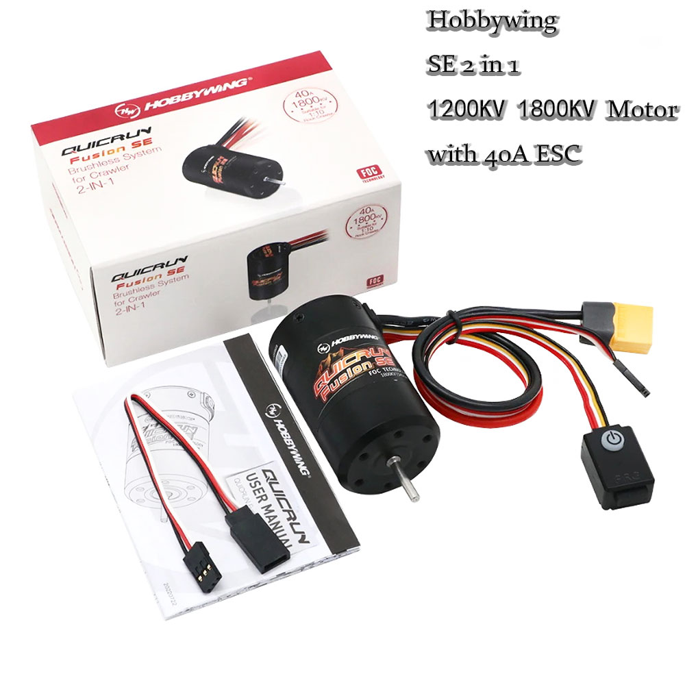 Rc Hobby Motor - Hobbywing QuicRun Fusion SE 2'si 1