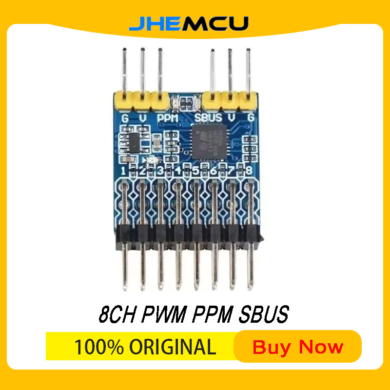 Receiver Sbus 8Ch - JHEMCU 8 Kanallı Alıcı, PWM, PPM,