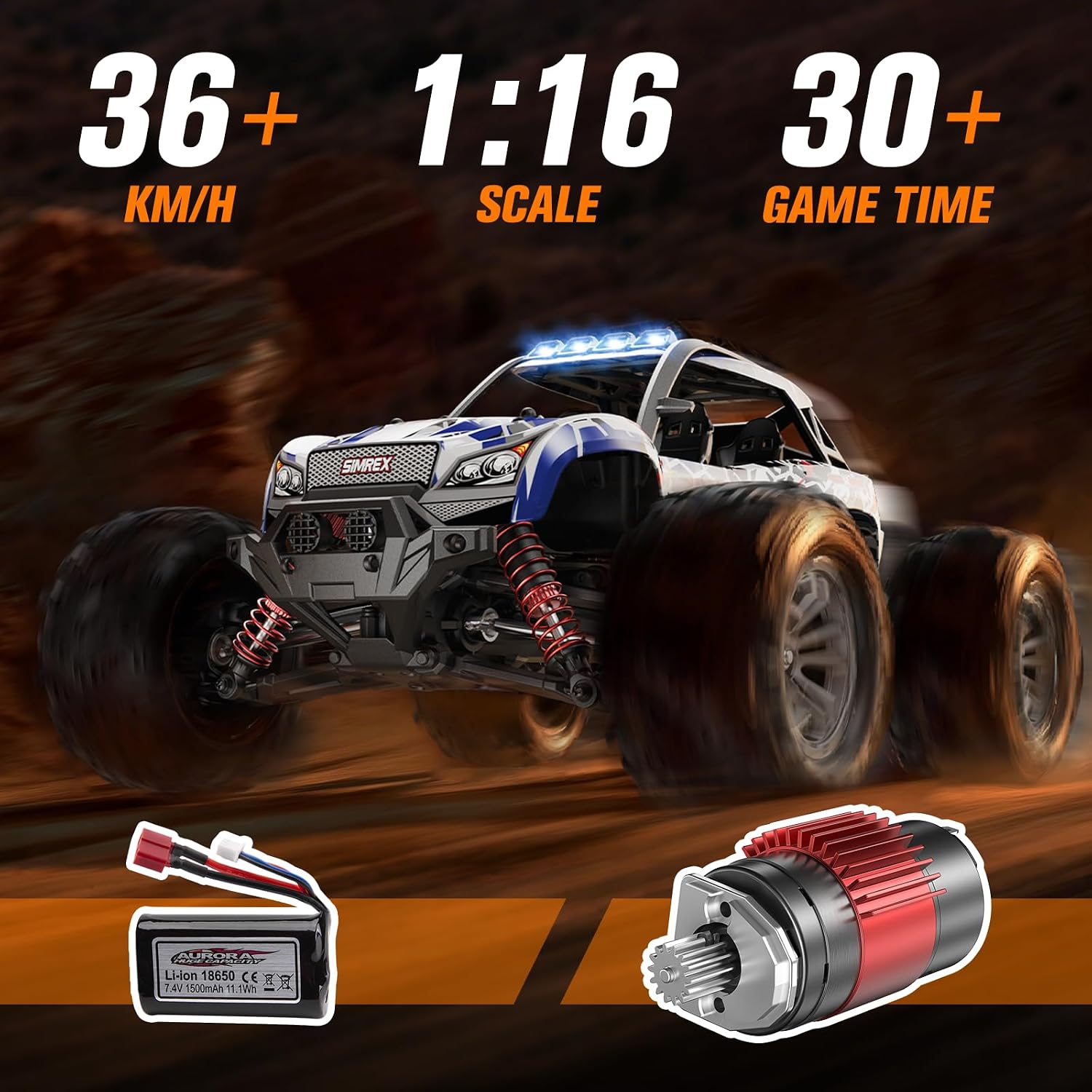 1/16 ölçekli, hobi sınıfı RC a - Rc Hobby Grade Monster Truck incelemesi ve fiyatı