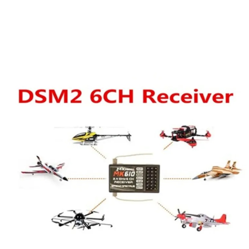 DSM2 MK610 AR6100 2.4G 6CH RC  - Rc Hobby Shops incelemesi ve fiyatı