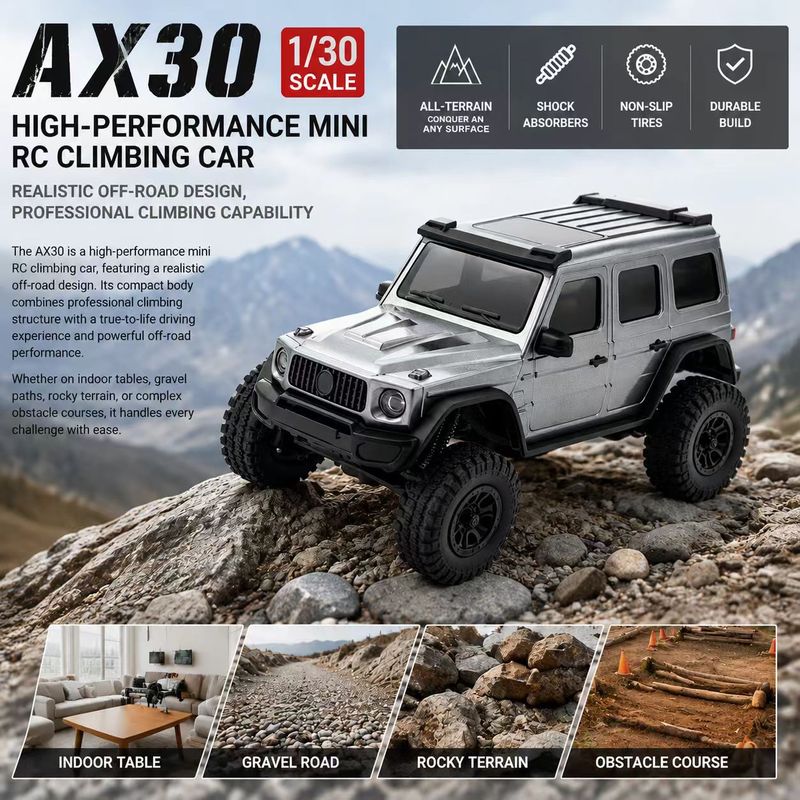 AX30 1:30 Ölçekli RC Araba, Mi - Rc Hobby Toucan incelemesi ve fiyatı