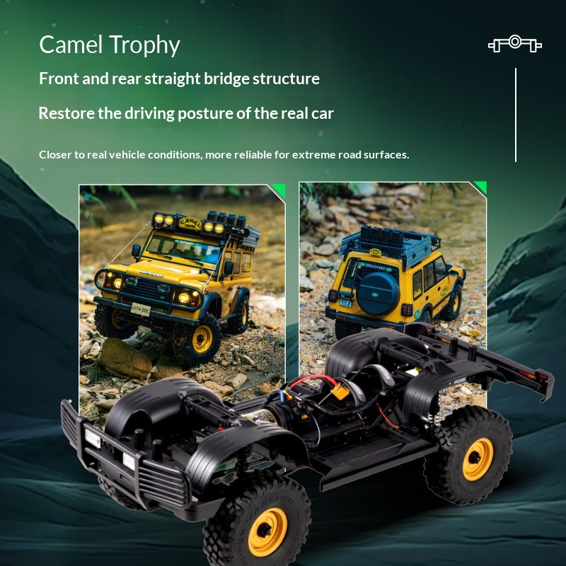 Fcx10 1/10 Ölçekli Camel Troph - Rc Hobby Land incelemesi ve fiyatı